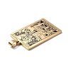 201 Stainless Steel Pendant STAS-B033-01G-20-3