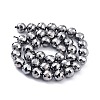 Terahertz Stone Beads Strands G-D461-13D-2