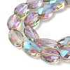 Electroplate Glass Beads Strands EGLA-L045-A-HR02-2