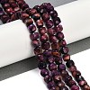 Natural Tiger Eye Dyed Beads Strands LS-G-H028-A01-07-4