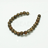 Tibetan Style 3-Eye dZi Beads G-K166-04-8mm-L2-3