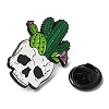 Black Alloy Brooch JEWB-Z011-02D-EB-3