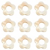 30Pcs Natural Freshwater Shell Beads Frames SHEL-CJ0001-27-3