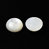 Natural White Shell Cabochons X-SSHEL-M022-01C-2