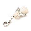 Dyed Synthetic Turquoise Pendant Decorations HJEW-JM00672-5