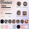 89Pcs Pattern Printed Silicone Beads Sets SIL-SZ0002-54A-2