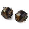 Natural Tiger Eye Carved Figurines DJEW-L023-C09-2
