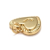 Rack Plating Real 18K Gold Plated Brass Pendants KK-E260-01G-J-3
