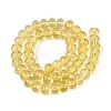 Crackle Transparent Glass Beads Strands GLAA-N074-02B-15-3