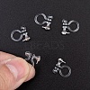 Plastic Clip-on Earring Findings KY-P007-M01-2