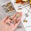  12 Sets 6 Colors Tibetan Style Alloy Hook
 and S-Hook Clasps FIND-NB0002-94-3