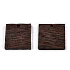 Natural Wenge Wood Pendants WOOD-T023-79-2