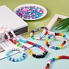 1200Pcs 2 Style 3 Colors Opaque & Transparent Acrylic European Beads OACR-SZ0001-27-5
