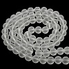 Baking Paint Transparent Glass Bead Strands GLAA-S031-10mm-13-3