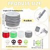 32Pcs 4 Colors Plastic Spring Cord Locks KY-BC0001-46B-2
