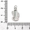 Brass Micro Pave Cubic Zirconia Pendants KK-A278-01A-02P-3
