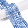 Dyed Natural White Jade Beads Strands G-T138-S12-1