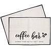 Coffee Theme Diablement Fort Cup Mats AJEW-WH0201-001-1