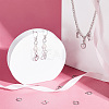 200Pcs 304 Stainless Steel Open Charms STAS-DC0005-92-3