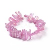 Natural Quartz Crystal Points Beads Strands G-K181-B12-2