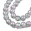 Translucent Crackle Glass Beads Strands CCG-T003-01L-2