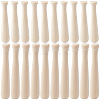 40Pcs 2 Styles Schima Wood Beads WOOD-GF0002-41-1