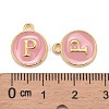 Golden Plated Alloy Enamel Charms LS-ENAM-S118-07P-3