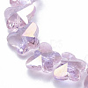 Electroplate Glass Beads EGLA-Q091-10mm-B17-3