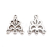 Tibetan Style Alloy Chandelier Component Links PALLOY-F160-09AS-2