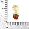 Brass Enamel Fruit European Dangle Charms KK-Z090-08G-08-3