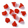 Transparent Acrylic Bead Caps PL551-C12-4