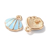 Alloy Enamel Pendants ENAM-O001-02D-G-2