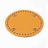 PU Leather Flat Round Bag Bottom FIND-WH0056-07H-2