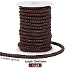 10M Round Braided PU Leather Cord WL-WH0007-03B-2