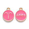 Alloy Enamel Pendants X-ENAM-S124-01A-03A-1