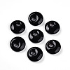 Natural Black Agate Pendants LS-G-T122-67V-1