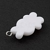 Opaque Resin Pendants RESI-D064-02P-07-4