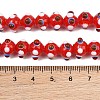 Handmade Bumpy Lampwork Beads Strands LA-CBA05D6-01-04-3