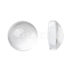 Transparent Glass Cabochons X-GGLA-R026-6mm-1