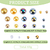 Resin Cabochons RESI-WH0029-14G-2