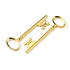 Tibetan Style Alloy Skeleton Key Large Pendants LS-TIBEP-S105-G-RS-2