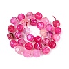 Natural Agate Beads Strands G-T131-82B-08-3