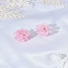 1Pair Flower Acrylic Stud Earrings EJEW-LP0008-005C-3