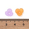 3-Petal Transparent Acrylic Bead Caps FACR-T001-01A-3