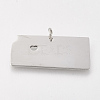 Tarnish Resistant 201 Stainless Steel Pendants STAS-T038-76-2