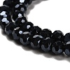 Electroplate Glass Bead Strands EGLA-R015-4mm-15-3