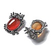 Natural Carnelian(Dyed & Heated) Pendants G-H083-01AS-07-2