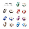 70Pcs 7 Colors Handmade European Porcelain Beads PORC-TA0001-04-4