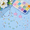 15 Colors Glass Seed Beads SEED-PH0012-08-WH-5