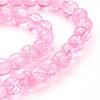 Spray Painted Crackle Glass Beads Strands CCG-Q001-6mm-02-1
